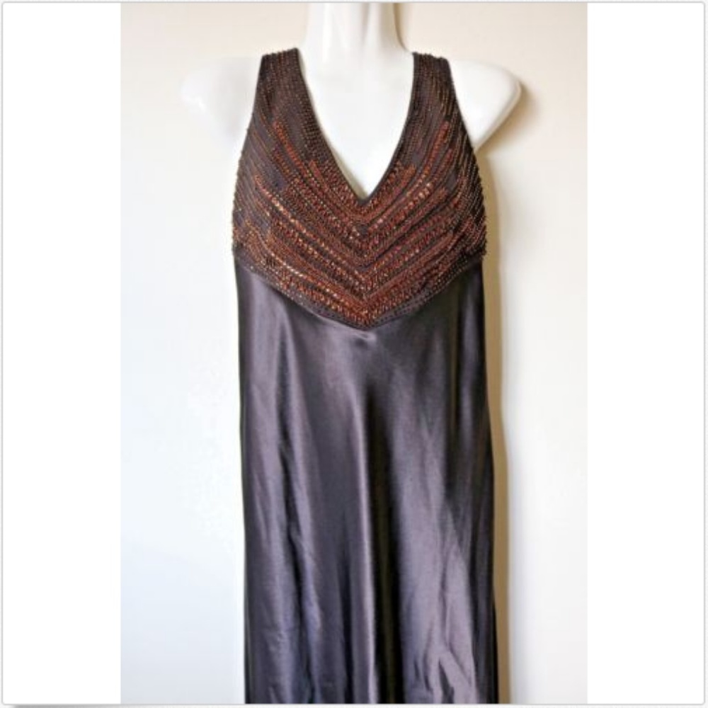 Alex Evenings Chocolate Formal Evening Dress - Picture 2 of 7